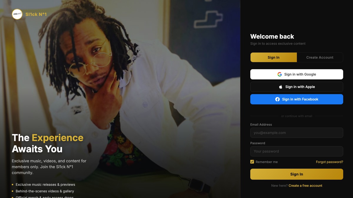 Sl1ckN°1 E-Commerce and Media Dashboard Preview